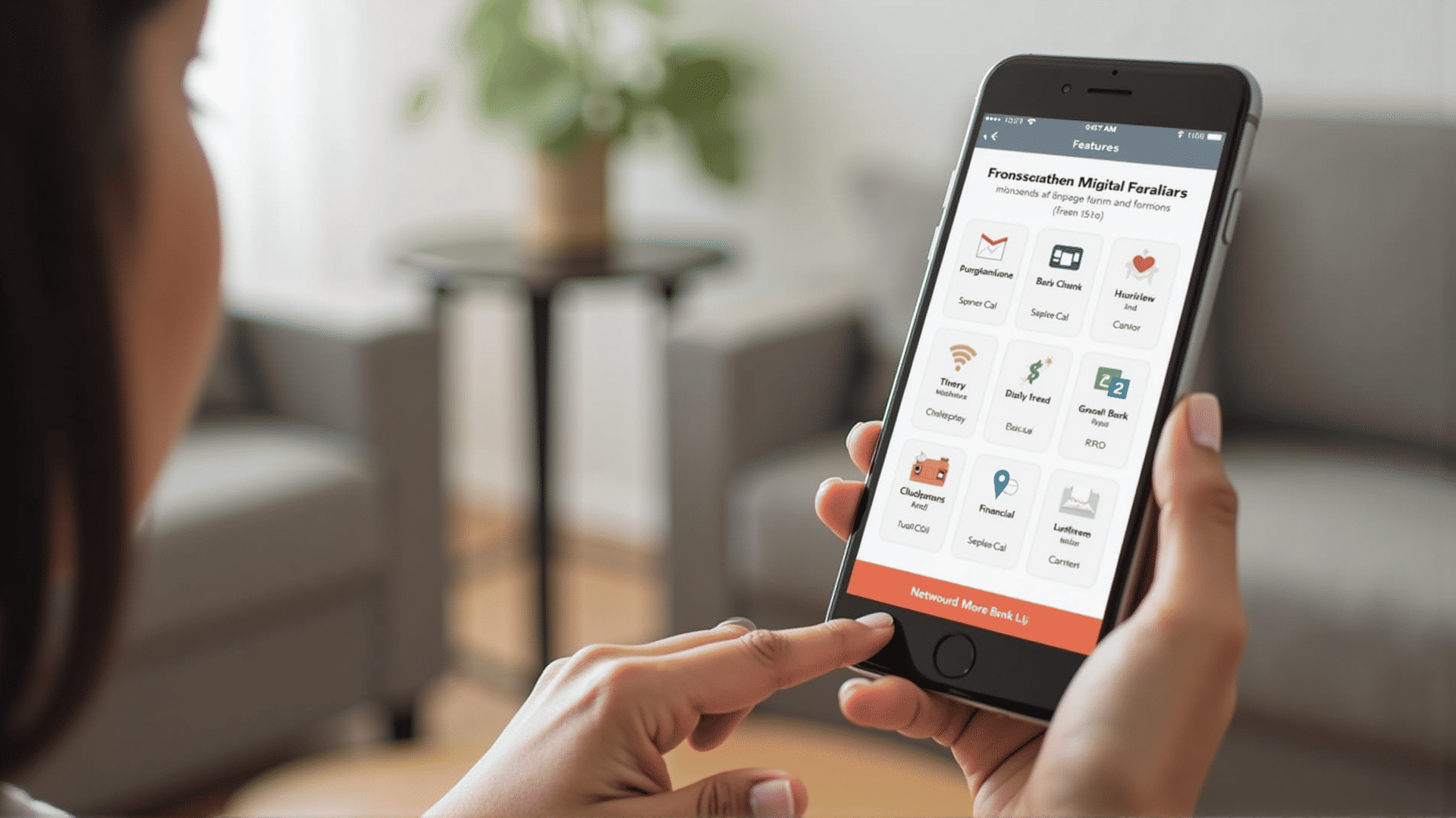 Mobile banking app
